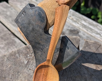 Hand Carved Plum Spoon