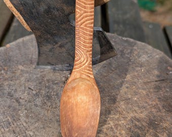 Hand Carved Birch Spoon