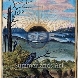 Splendor Solis Sun 45x70cm Fine Art Print Giclee Gallery Grade Paper ...