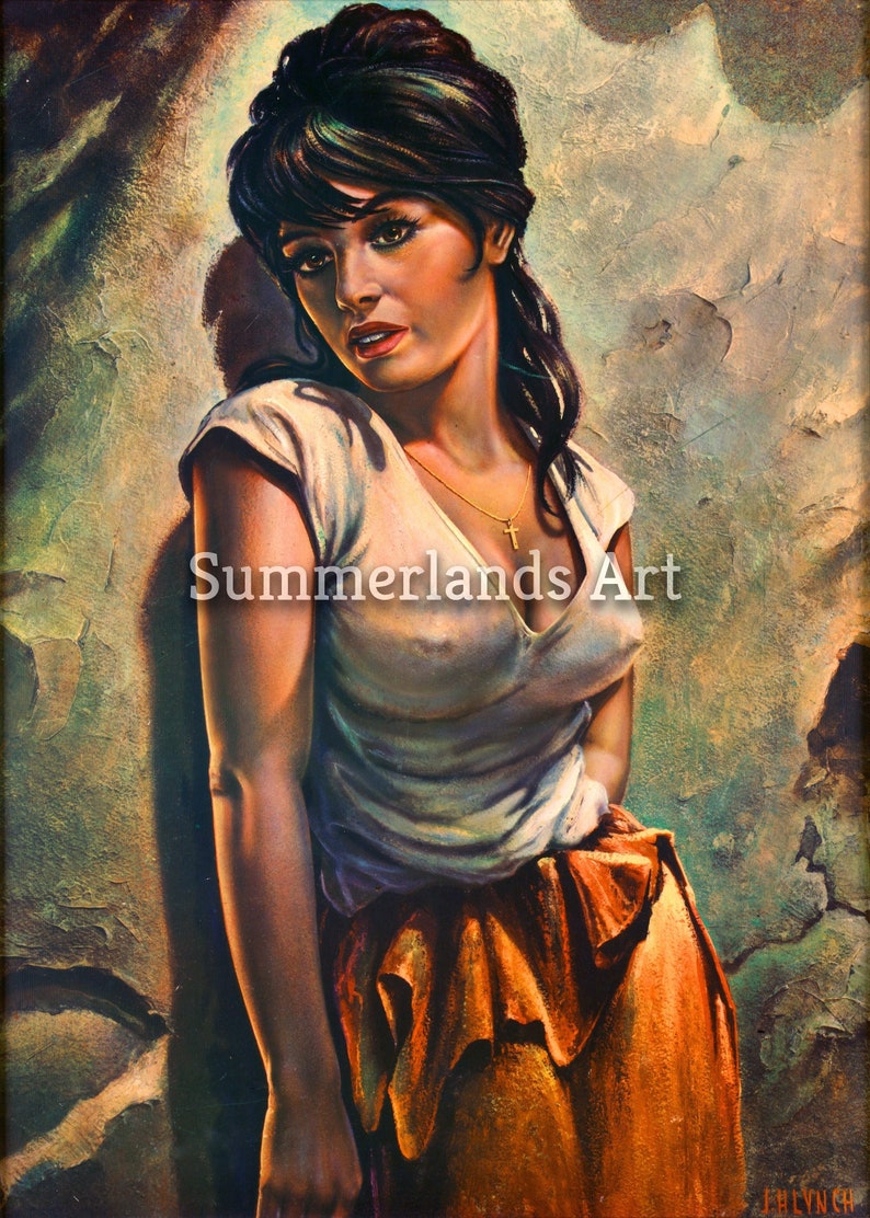JH Lynch Tanya, Fine Art Print, A1 Size, Giclee Gallery Grade Paper Or Canvas Vintage Wall Home Decor Interior Design Tretchikoff Large image 1