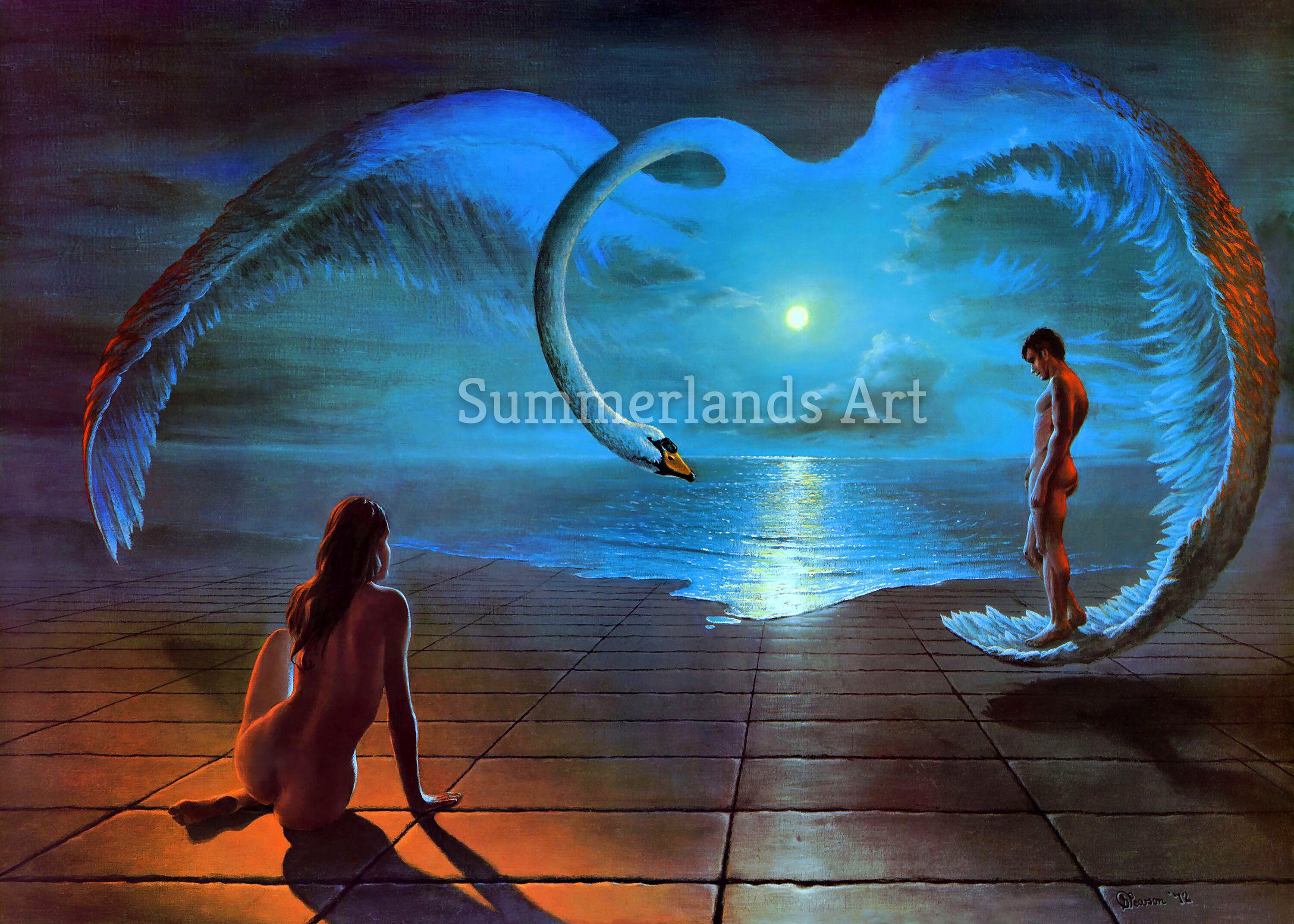 Wings Of Love Pearson Fine Art Print 70cmx50cm Limited Edition Etsy