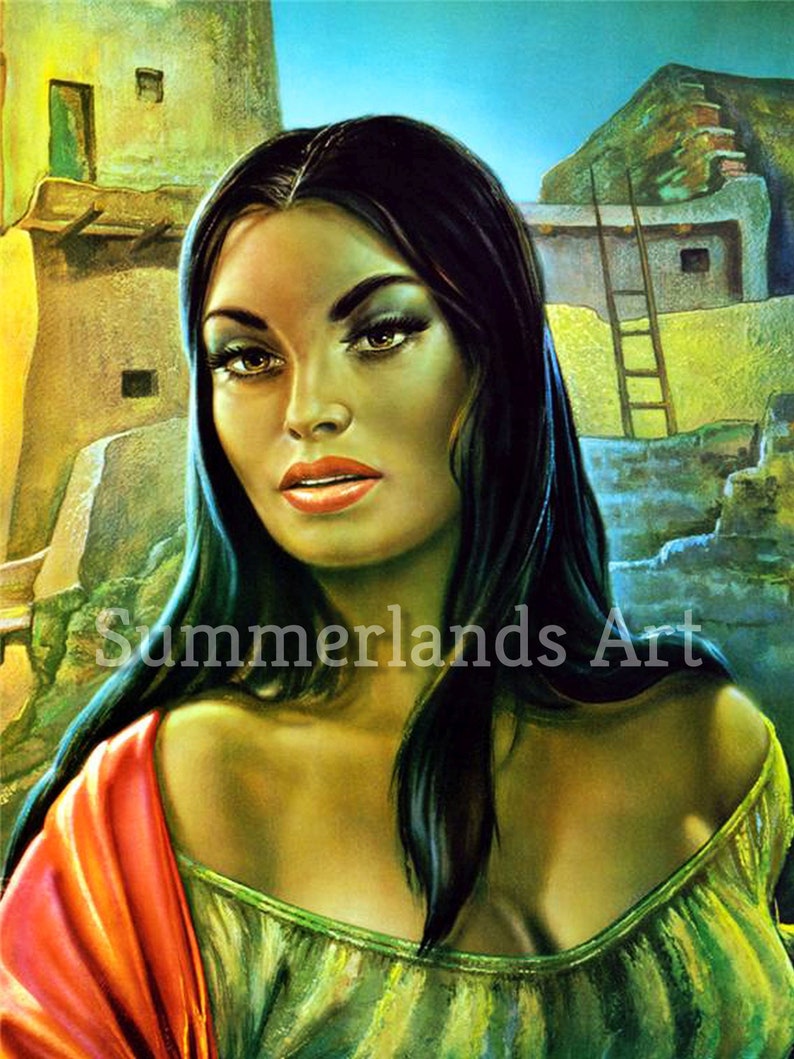 JH Lynch The Gypsy Maiden 45x60cm Fine Art Print Giclee Gallery Grade Paper Or Canvas Vintage Wall Home Decor Interior Design image 1