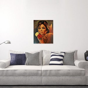 JH Lynch Lisa Rose 60x70cm Fine Art Print Giclee Gallery Grade Paper Or Canvas Vintage Wall Home Decor Interior Design image 2