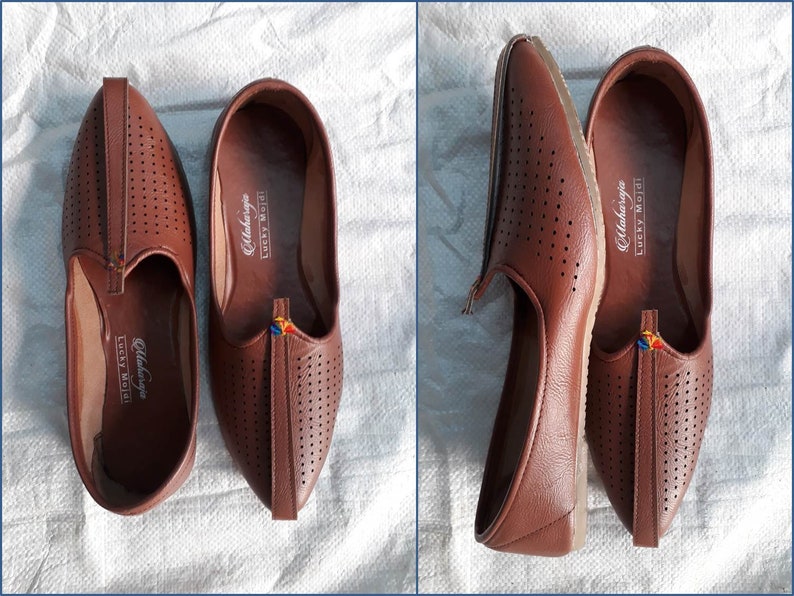 Indian Rajasthani Punjabi Ethnic Wedding Mens Jutti Mojari Shoes Size In US EUR IND Available #018