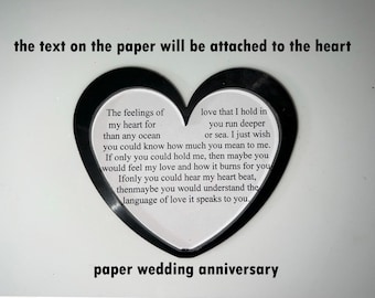 1st anniversary gift, unique gift, paper anniversary, 1st wedding anniversary gift, 1 year anniversary, wedding present, first anniversary