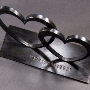 Regalo di anniversario in ferro per lei, regalo di anniversario di 6 anni per la moglie, regali di anniversario di 6 anni in acciaio per lei, regalo di nozze in ferro per coppia