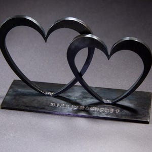 Iron heart 6th Anniversary gift Iron wedding anniversary 6 Year wedding anniversary gift for him Sixth year anniversary gift 6th Anniversary