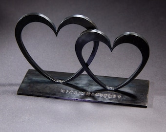 Iron heart 6th Anniversary gift Iron wedding anniversary 6 Year wedding anniversary gift for him Sixth year anniversary gift 6th Anniversary