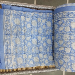 Neue Baumwolle Kantha Quilt Kantha Tagesdecke Hand Block print Quilt Kantha Bettwäsche Kantha Quilt Tagesdecke Kantha Throe