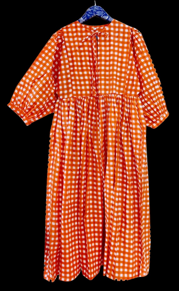 knee length dresses for ladies RHYTHM KIRRA CHECK GATHERED MINI DRESS main image 1