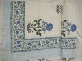 New Indian Flat Block Printed Bed-sheet Printed Hand Block With Vegetable Dyes And Natural Colors Made in Jaipur
