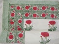 Hand Block Printed Cotton Bed Sheet: Natural Dyes, Jaipur Made