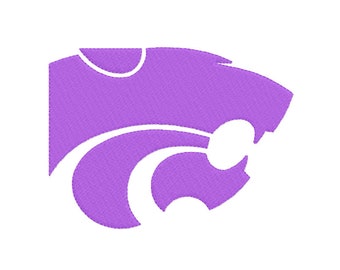 9 SIZES Kansas State Wildcats Embroidery Designs Sport Logo Embroidery University Football Applique Designs College Football