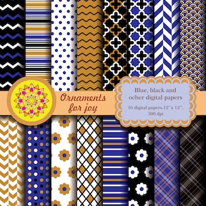 Beige black navy blue digital papers,beige black navy blue scrapbook papers,bright,colorful digital papers,scales,plaid,quatrefoil,stripes