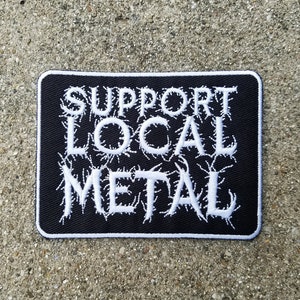 Support Local Metal Patch
