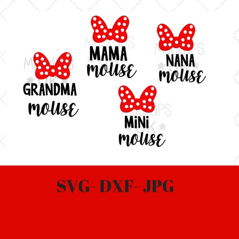 Download Mama Mouse svg Mama Mouse Mini Mouse Circut svg Disney DXF ...