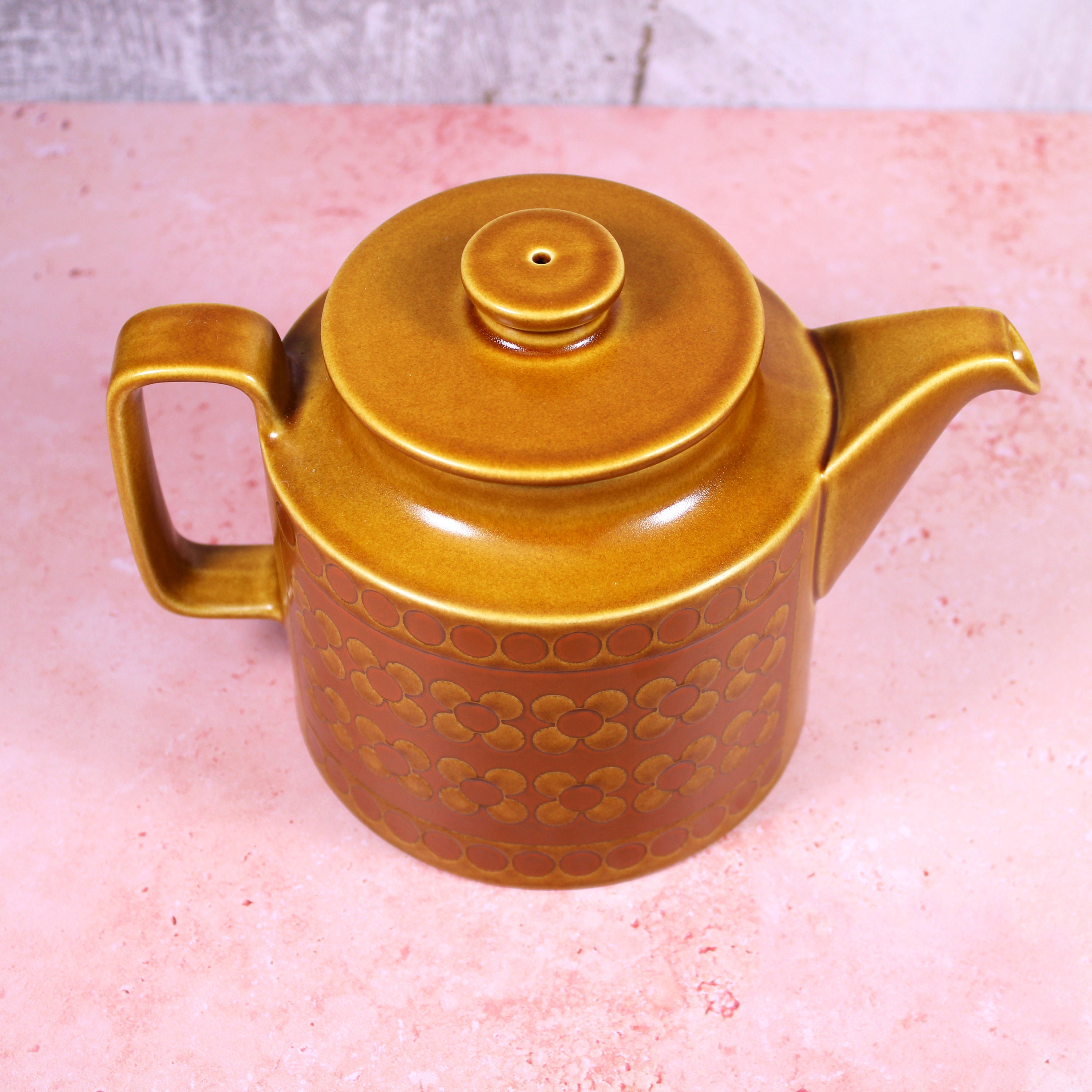 Hornsea Pottery Saffron Teapot Designed by John Clappison // Etsy