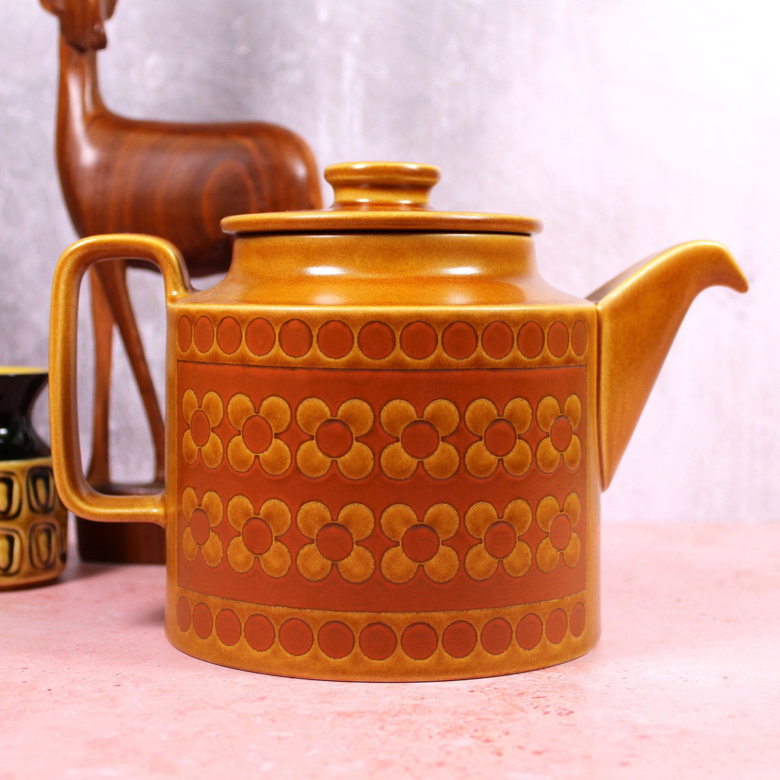 Hornsea Pottery Saffron Teapot Designed by John Clappison // Etsy
