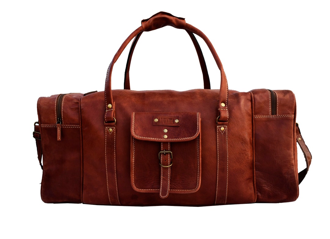 Leather Duffel for Family Custom Made Waterproof Rustic - Etsy