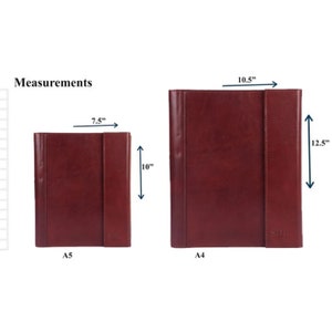 Gift For Him Company Portfolio Personalized Engraved Leather Portfolio Leather Business Portfolio Custom Leather Portfolio 画像 5