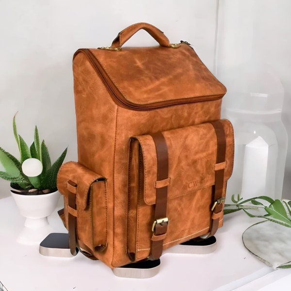 sac à dos en cuir pour homme, sac à dos décontracté, sac à dos en cuir, cadeau petit ami, sac à bandoulière en cuir, sac fourre-tout de voyage, sac à dos pour homme, voyage