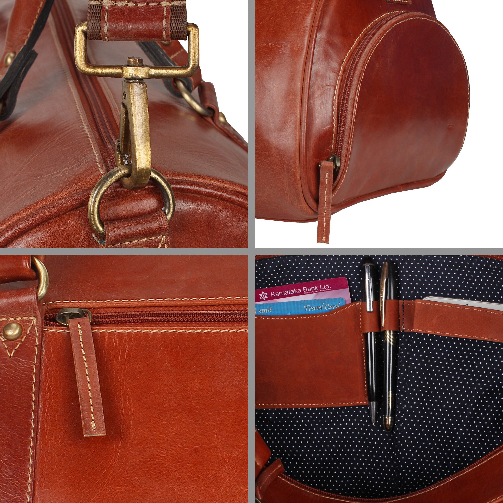 leather ditty bag