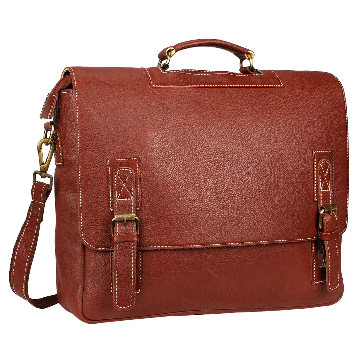 Women Leather Laptop Bag Personalized Messenger Top Handle Etsy