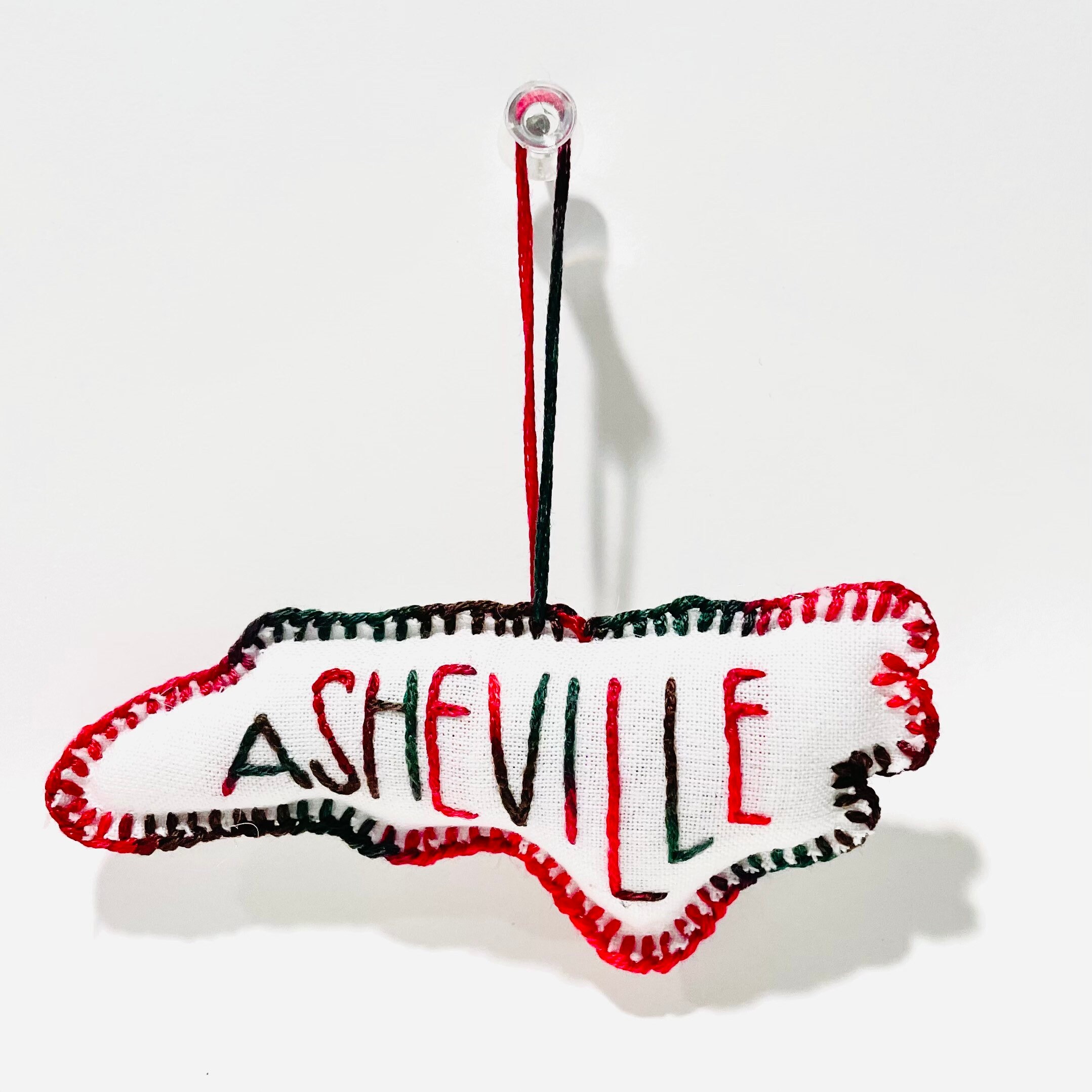 Asheville embroidery ornament mixed colors  etsy Asheville embroidery ornament mixed colors  etsy