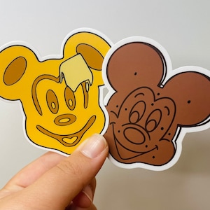 Mickey Waffle + Ice Cream Sandwich Decal Stickers