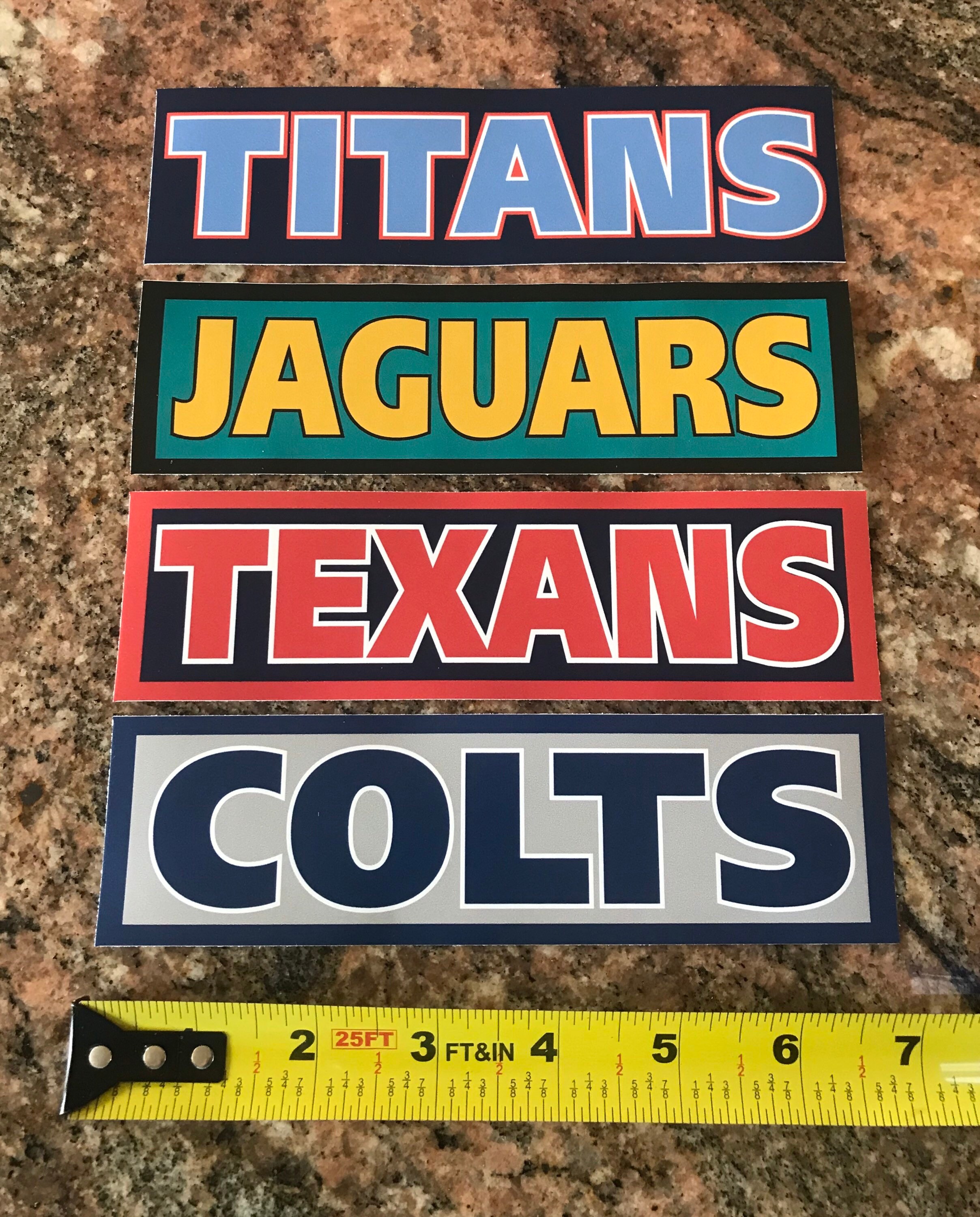 NFL Sticker Pack / Lot All 32 Teams Fantasy Football Super Etsy