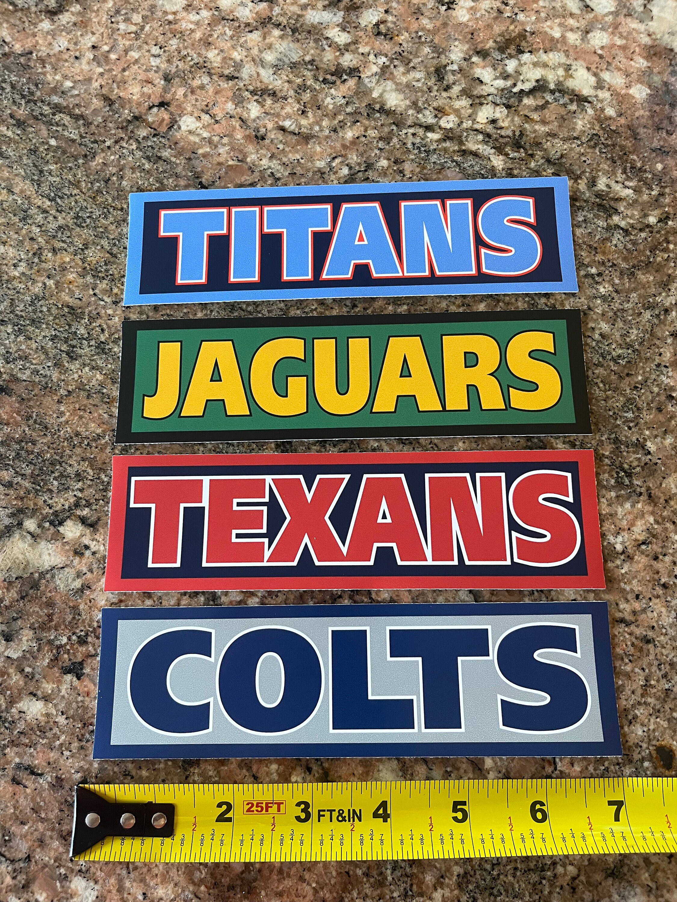 Football Sticker Pack / Lot - All 32 Teams Fantasy Football Super