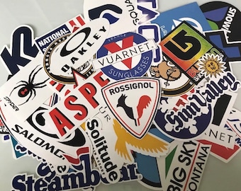 Pacchetto adesivi per sci - Rossignol Burton Oakley Vuarnet Snowbird Alta Sun Valley K2
