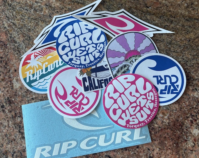 Yallingup Surf Sticker Climbing Stickers: Brand Stickers. Surfer; Surfing Riding Waves ...