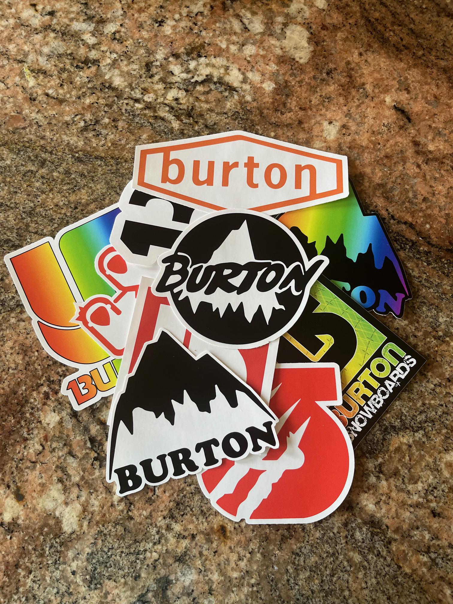 Burton Sticker Pack / Lot - 10 Ski Snowboard Vinyl Decals - Etsy