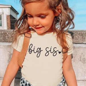 Große Schwester Shirt, große Sis Shirt, kleine Schwester Shirt, Schwester Shirts, Schwangerschaft Ankündigung, Baby Ankündigung Shirt