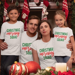 Christmas Morning Squad, Family Christmas Shirt, Family Shirts, Christmas Group Shirt, Matching Christmas Shirt, Christmas Pajama, Xmas Gift