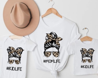 Mom Life Shirt, Kid Life Shirt, Mommy and Daughter Shirts, Mommy and Me Shirts, Mommy and Me Outfits, Mama and Mini Shirts, Mommy Shirt