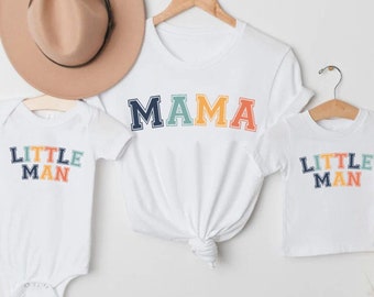 Mama and Mini Matshing Shirts, Mommy and Me Shirts, Retro Mama Mini Shirt, Gift for Her, Mothers Day, Mom To Be Shirt, Boho Mama, Natural