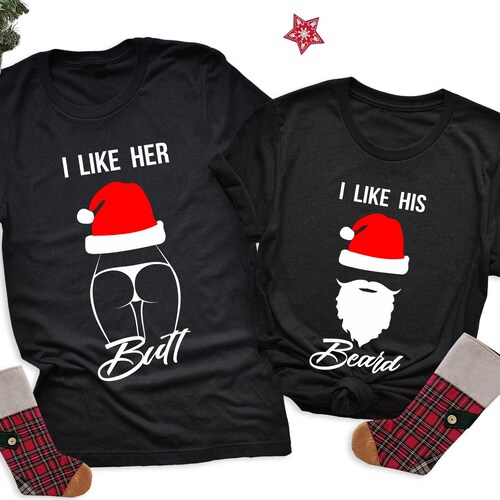 Matching Christmas Shirts Couple 