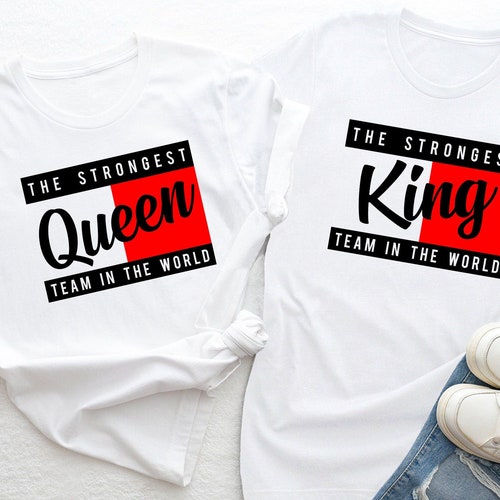 King Queen Shirts King and Queen T 