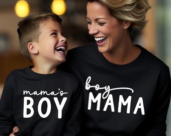 Mama's boy, Boy Mama, Mama and Me Matching Shirts, Mom and Son Shirt, Mommy and Me Shirt Set, Mama and Me Set, Matching Mommy & Baby Shirts