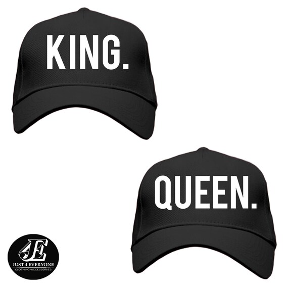 Queen Baseball Cap King Queen Set 