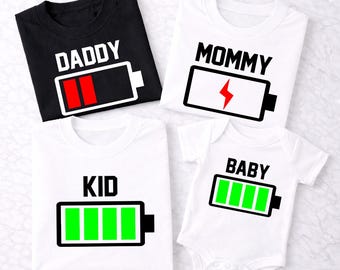 Daddy Mommy Baby And Kid Matching Shirts, Matching Family Outfits ,Matching Tees, Family Tshirts, Dad Matching, Vacation Shirt