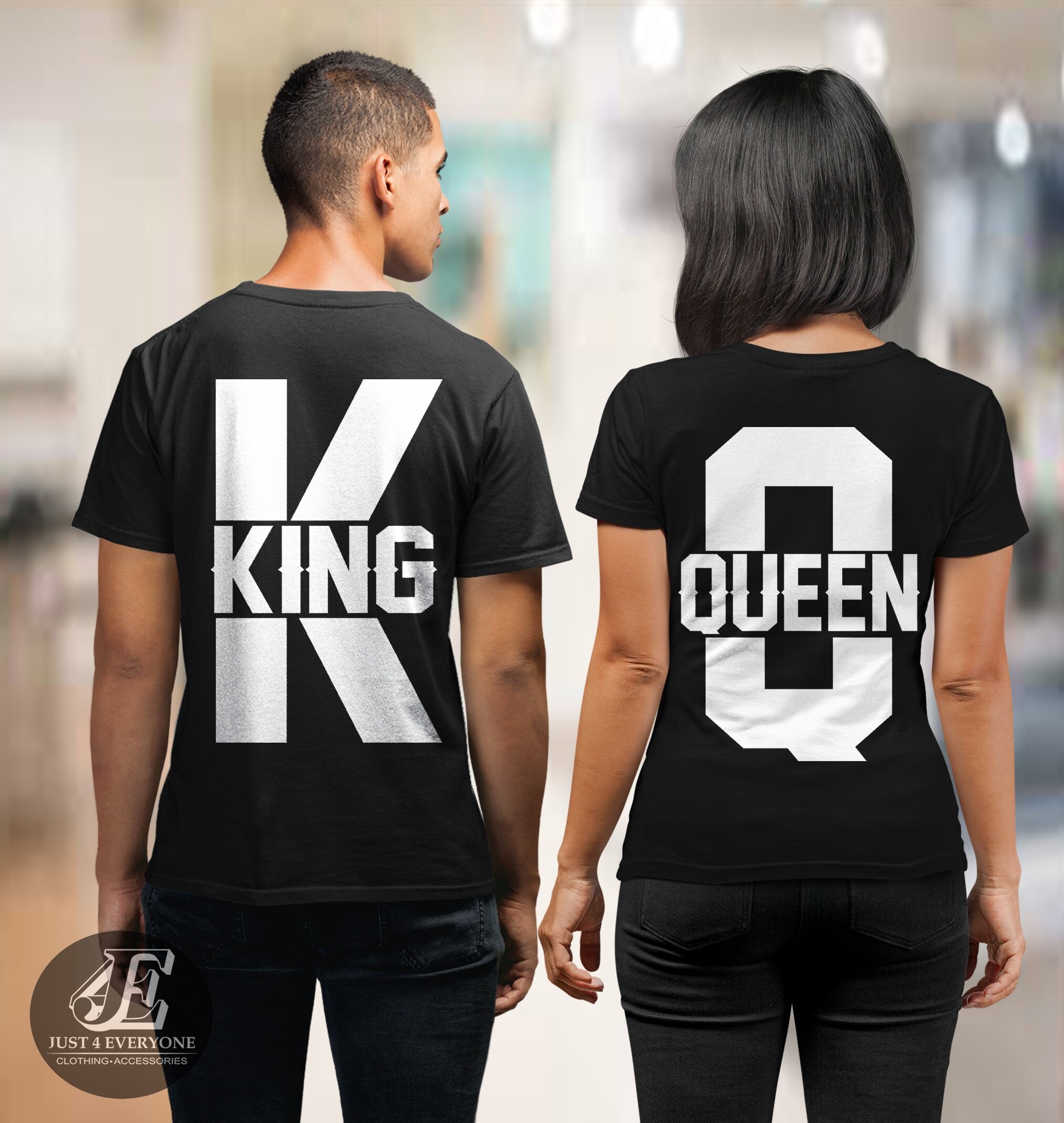 Enig med alder Dekan King Queen Shirts King and Queen T-shirts Couples Shirts | Etsy