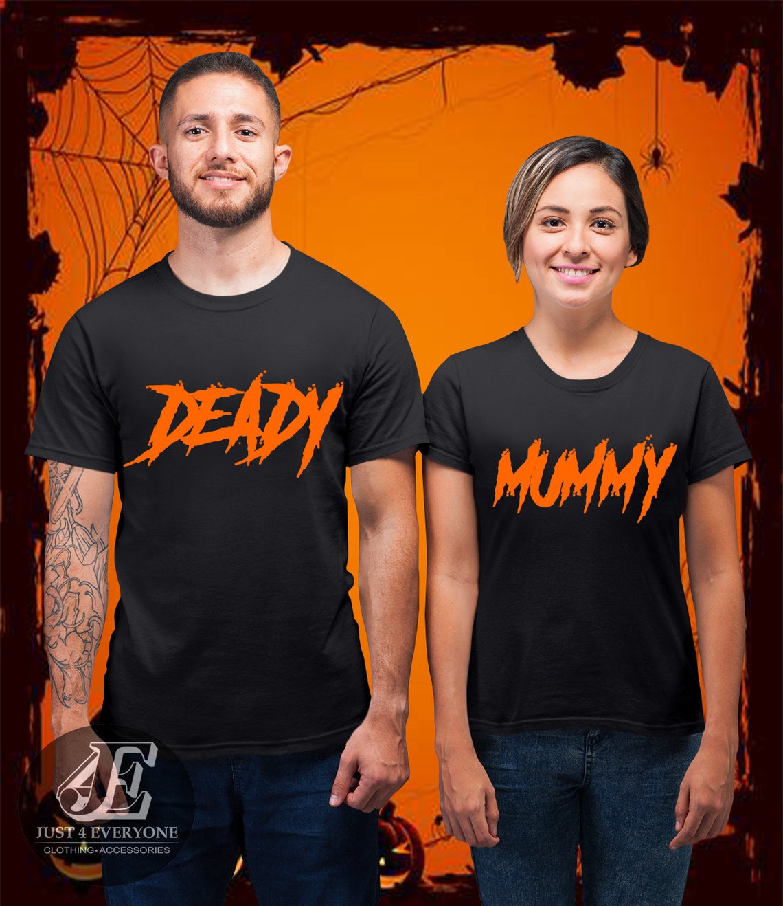 Mom and Dad Matching Halloween Shirts Mummy and Deady Etsy