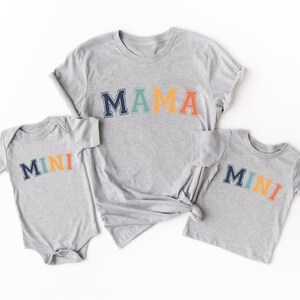 Bijpassende familieshirts, bijpassende outfits voor het gezin, set mama en ik, familie T-shirts, familiekleding, papa en ik, oma-shirt, shirt tante, shirt tante afbeelding 8