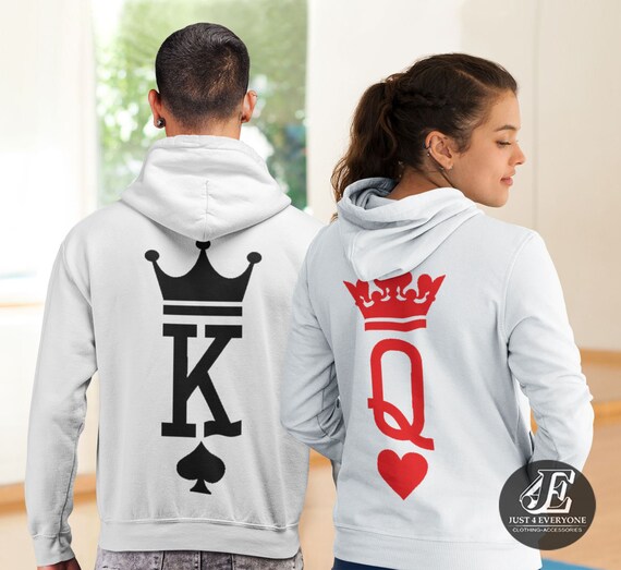 King and Queen King Queen Hoodies 