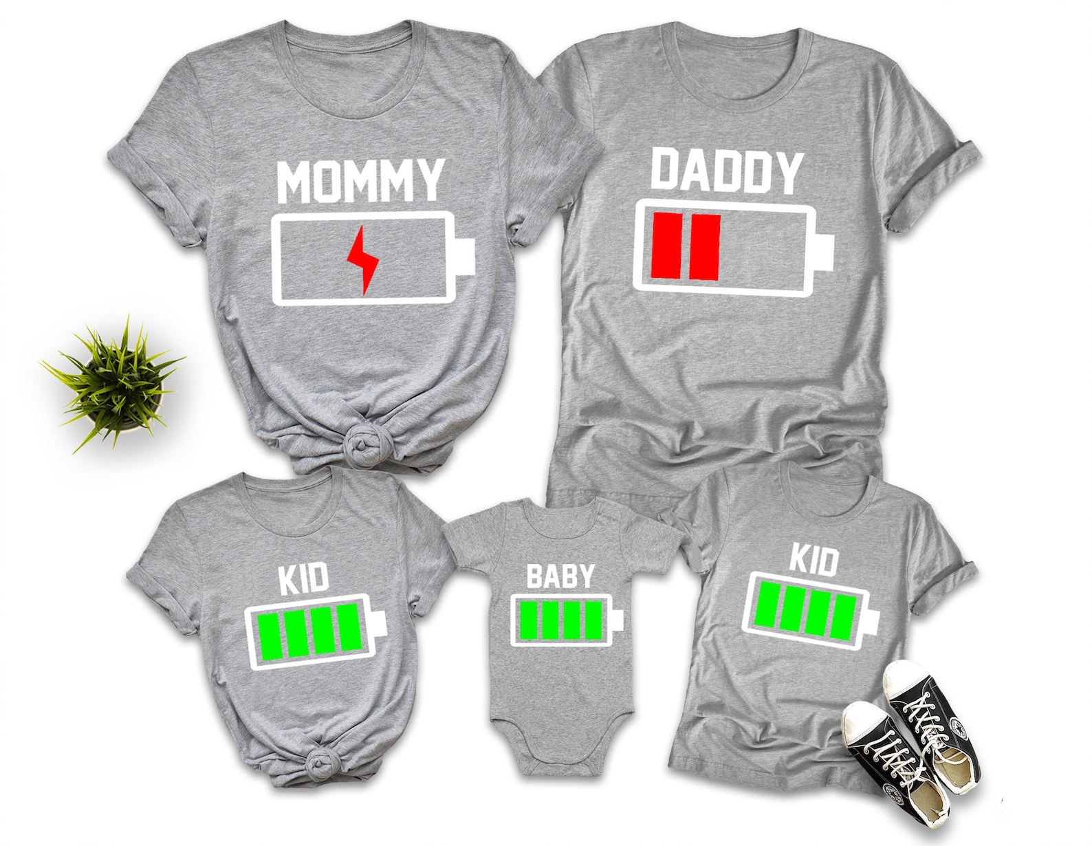 Daddy Mommy Baby and Kid Matching Shirts Matching Family - Etsy