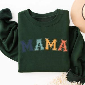 Bijpassende familieshirts, bijpassende outfits voor het gezin, set mama en ik, familie T-shirts, familiekleding, papa en ik, oma-shirt, shirt tante, shirt tante Bottle Green