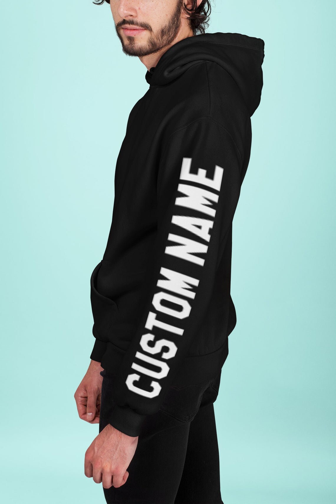 Custom Name Sleeve Personalized Sleeve Any Name Any Number Etsy